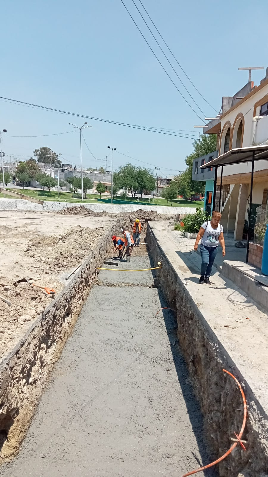 OBRA CIVIL SOLUCIÓN PLUVIAL CUENCA PUEBLO NUEVO SEGUNDA ETAPA, EN EL MUNICIPIO DE APODACA, N.L